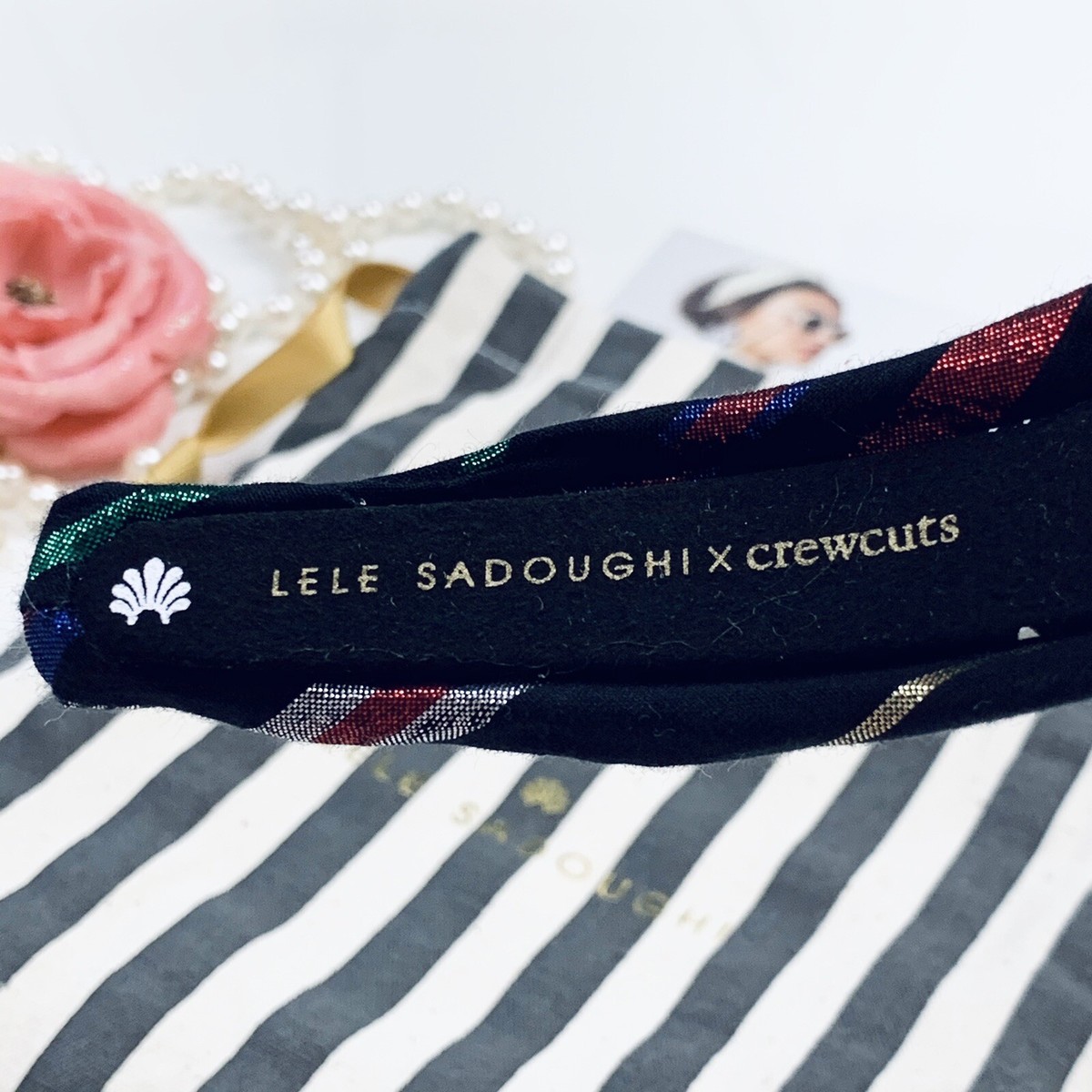 LELE SADOUGHI X CREWCUTS SLIM SHIMMER RAINBOW HEADBAND | eBay display picture 2