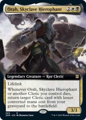 x1 Orah, Skyclave Hierophant - Foil - Extended Art R MTG Zendikar Rising M/NM, E