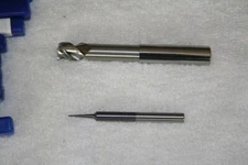 10 - NEW -CARBIDE ENDMILLS .032 TO .50 MADE IN USA