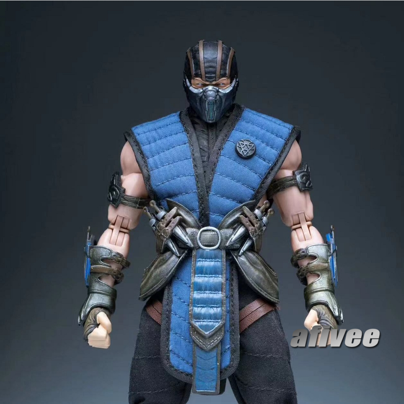 JM TOYS ZK001 1/12 Mortal Kombat Sub - Zero Arctic Cloth Movable