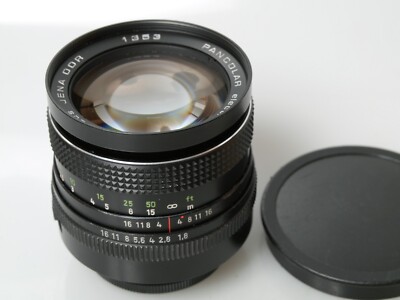 PANCOLAR electric 1,8/80 MC 80mm 1:1,8 aus Jena DDR M42 z.B. für Practica