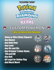 Pokemon Brilliant Diamond Shining Pearl Custom Pokemon