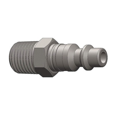 DIXON VALVE & COUPLING D2M3 Quick Connect,Plug,1/4'' Body,3/8''-18 5CGX2