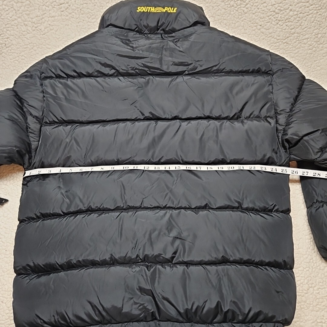 Southpole Reversible Down Puffer Jacket Men Sz M Black
