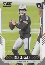 2021 Score Derek Carr #224 Las Vegas Raiders {BOX 22 D6}