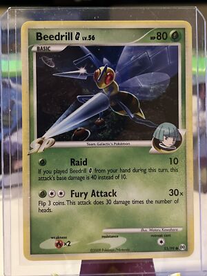 1999 beedrill pokemon card value Beedrill 53/99 - Arceus - Common - Pokemon Card TCG - MP