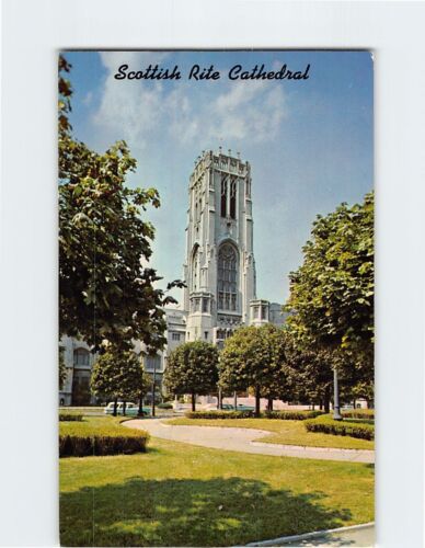 Carte postale rite écossais cathédrale Indianapolis Indiana USA - Photo 1/2