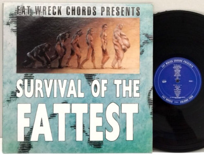 V.A. - Survival Of The Fattestt LP 1996 US ORIG Fat LAG WAGON NO USE FOR A NAME