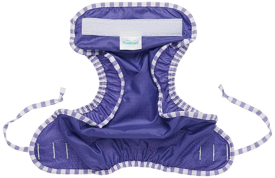 Pantalones de pañales de natación de tela reutilizables Kushies para niños o niñas 6-50 libras - O210 Foto 2 de 4