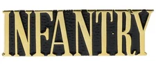 Infantry US Military Script 1 3/8 inch Hat or Lapel Pin EE15433 F8D6N