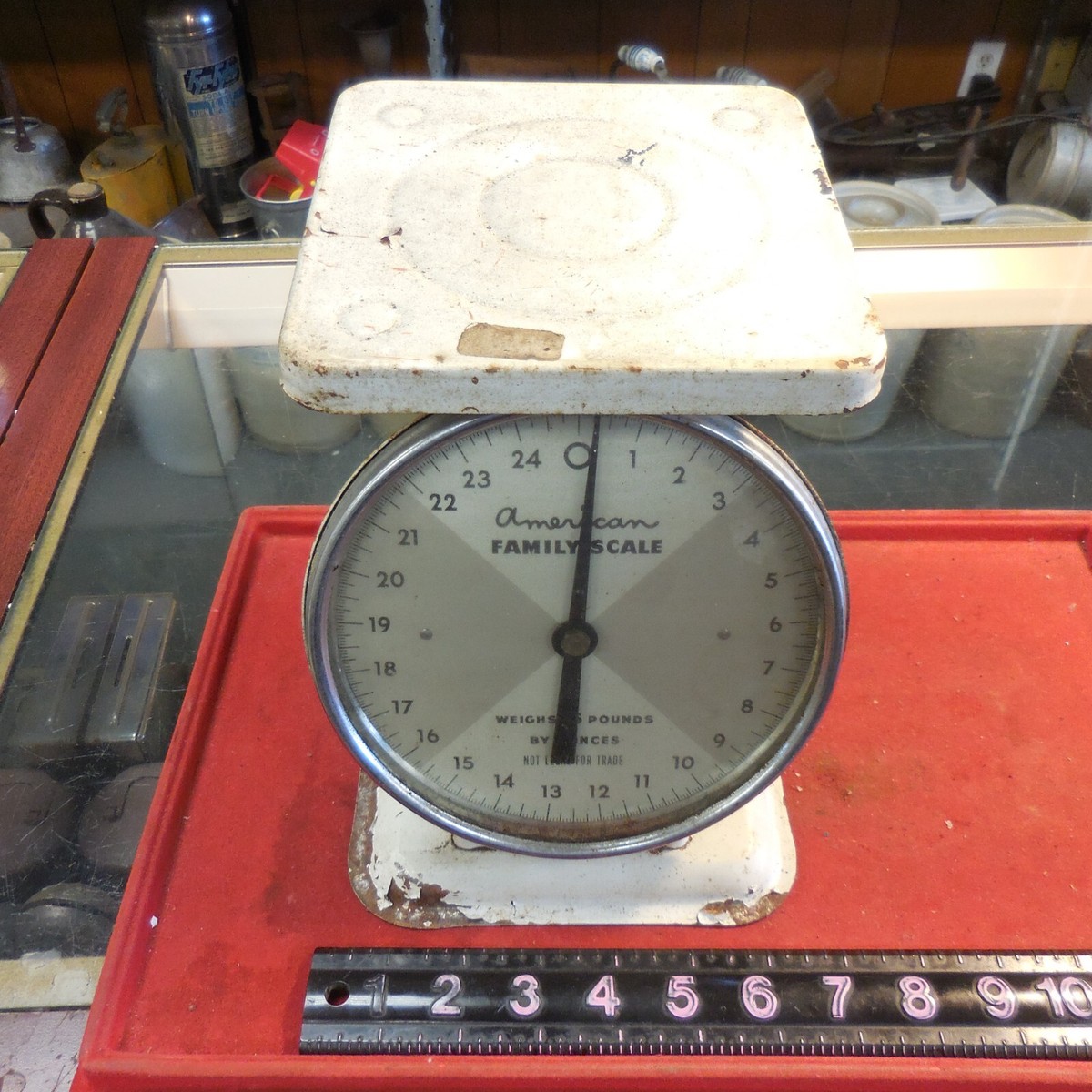 American Family Scale Weigh 25 Pound by Ounce Classic Antique