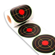 Highwild 4" Splatter Adhesive Bullseye Targets - Multi-Color Splash - 200 Pack