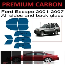 Premium Carbon Window tint fits Ford Escape 2001-2007 precut tint