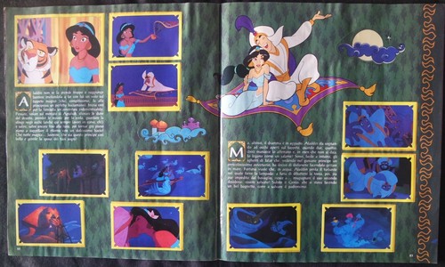 Album di figurine completo, con figurine attaccate Disney's Aladdin, Panini - Imagen 5 de 7