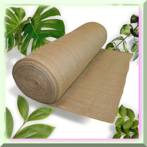 "Rustikaler Charm Jute Sackleinenrolle - 60" breit x 10 Meter - Natu" - Bild 2 von 5