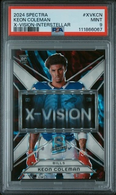 Keon Coleman Panini Spectra X-Vision #XVKCN Meta