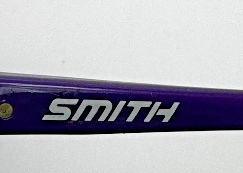 Gafas de sol Smith Optics vintage REBEL ClubMaster púrpura/dorado hechas a mano en Japón Foto 3 de 4