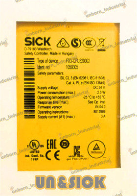 New In Box SICK FX3-CPU320002 V4 Standard Gateway Module