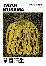 Yayoi Kusama - Citrouille Jaune -  AFFICHE POSTER