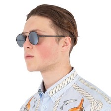 Guess Green Mirror Round Men's Sunglasses GU6940 02Q 53 GU6940 02Q 53