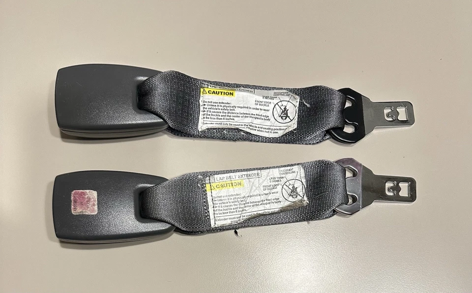 Pair GM Auto Seat Belt Lap Belt Extenders for 2002 and Newer 10 Inch 32636C - Image 4 of 4