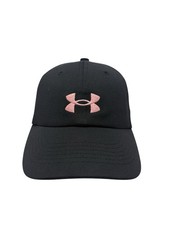 Under Armour Free Fit Elastic Back Youth Size Baseball Hat Cap Black And Pink
