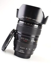 Canon EF 24-105mm F4 L IS Image Stabilizer USM AF Lens F&R Cap & Hood EOS DSLR