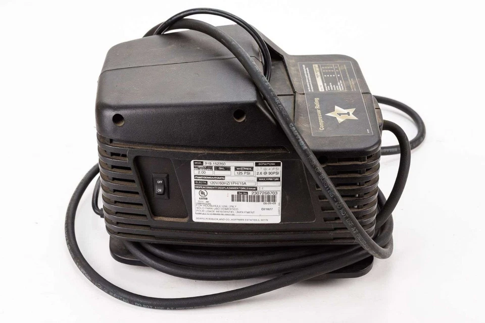 Compresor de aire compacto sin tanque Craftsman 919.152350 - 2 HP 125 psi Foto 2 de 4