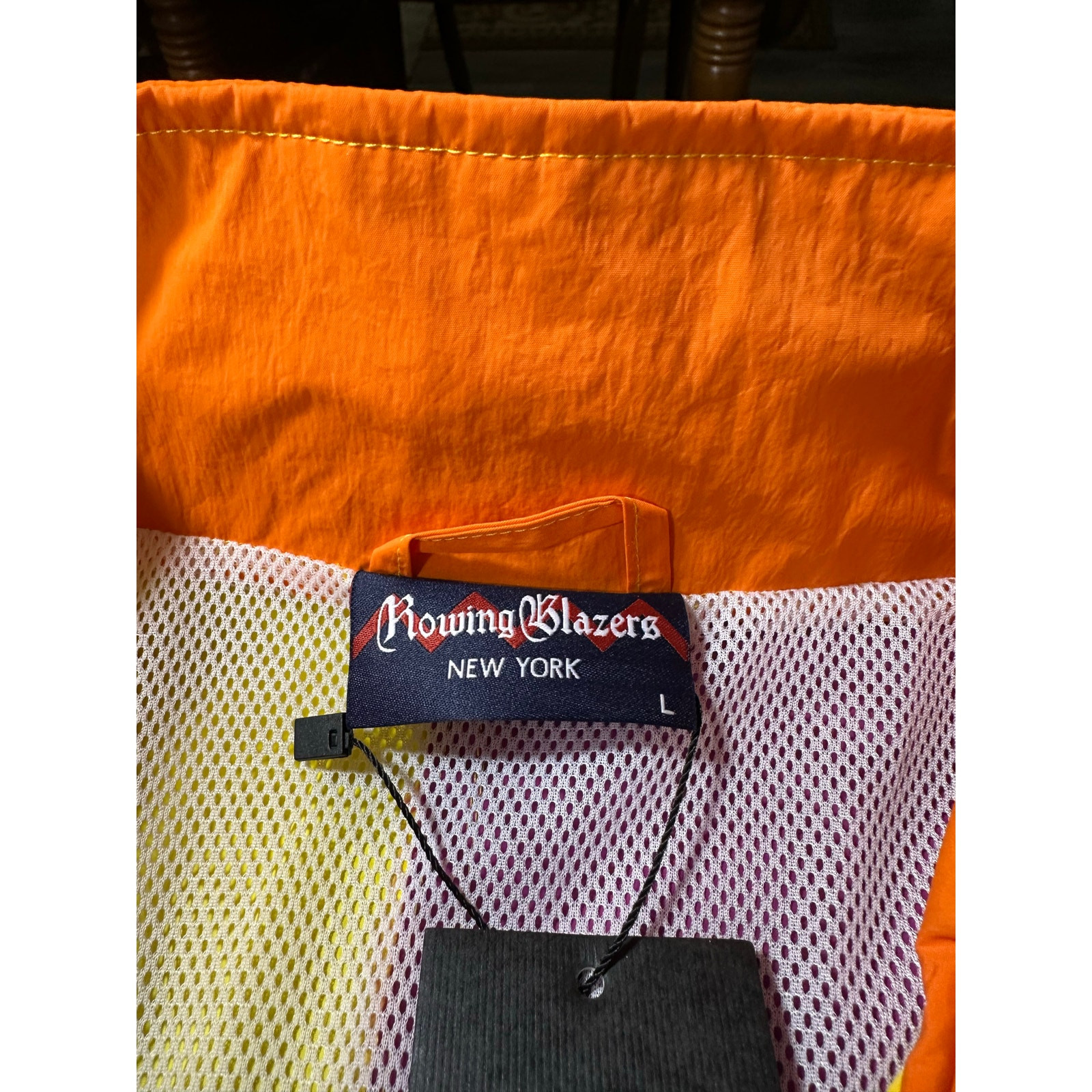 FILA Blazer da canottaggio x marmellate mondo color block giacca a vento retrò festa festival grande