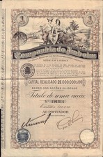 PORTUGAL ANGOLA Companhia do Amboim 1927 - Coffee Plantations + Railway Line