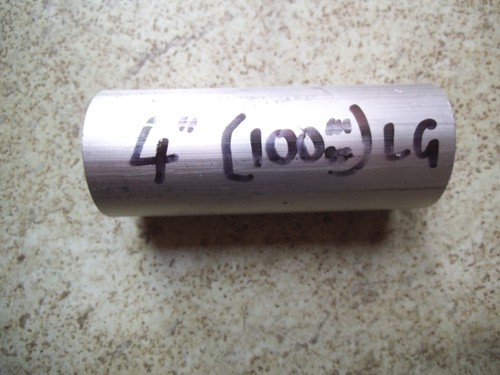 ALUMINIUM ROUND BAR ~ 1 5/8" ( 41.27mm ) Diameter x 4" long