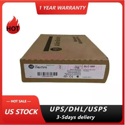1 PCS Sealed AB 1746-ITV16 SER C SLC 16 POINT DIGITAL INPUT MODULE  US Free Tax