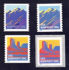 US Stamp Mint, Scott  2902  2902B  2903  2904  MNH, Four Nonprofit Stamps