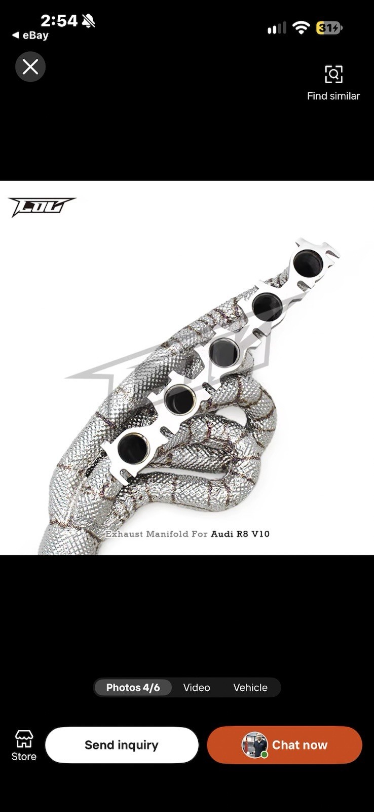 Audi R8 2010-2019 Exhaust manifold