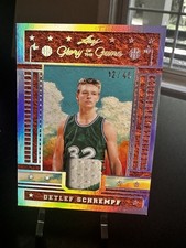 Detlef Schrempf 2025 Leaf Glory of the Game Used Memorabilia Relic /40 #GU-18