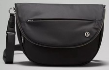 NWT Lululemon All Night Festival Bag 5L Black Silver Edition Perfect