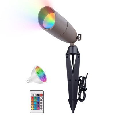 Landscape Spotlights Color Changing: 12V Low Voltage Spot Lights with 4W RGBW...