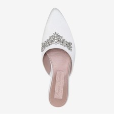 NEW 200 Pnina Tornai for Naturalizer Pyaar Dress Mules Jewel Embellished 8.5