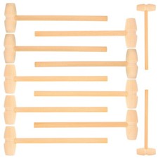 12 Pcs Woodworking Mallet Hammers for Children Children's Play Toy Kids