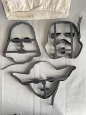 3 Williams Sonoma Heavy Metal Star Wars Cookie Cutters Pancake Molds