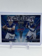 2021 Panini Playoff - Thunder and Lightning Josh Allen, Stefon Diggs #TL-8