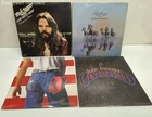 4pc VTG Vinyl LP Lot Bob Seger, Bruce Springsteen, and John Fogerty UNTESTD