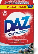 Image of Daz Washing Powder 125 Washes – Family Pack Laundry Detergent for Brilliant