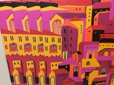 RSVP BLANK INSIDE GREETING CARDS New w/Envelopes LOT 4 "BUILDINGS" FLASH SALE