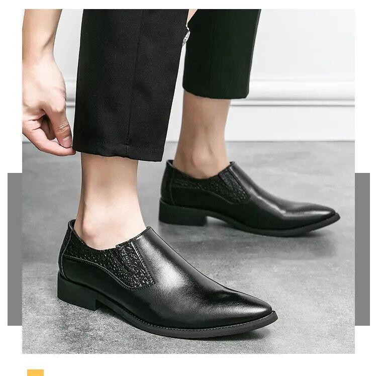 SAOLA Scarpe da uomo eleganti in pelle scarpe adatte per feste matrimonio scarpe Oxford a punta