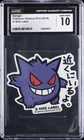 2019 POKEMON STICKERS PT.4 B-SIDE LABEL GENGAR CGC 10 GEM MINT
