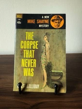 The Corpse That Never Was By Brett Halliday A 1964 Dell Paperback