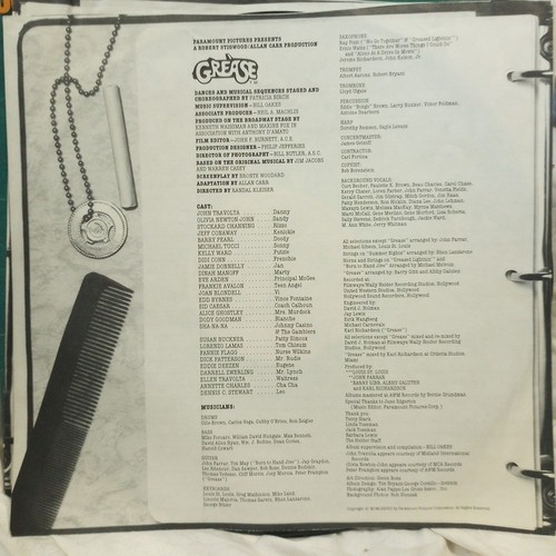 Grease Movie Soundtrack Double Album Vinyl LP Record 1st Edition 1978 - Picture 10 of 14