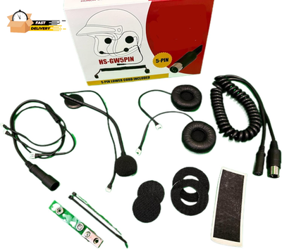 #ad Honda Goldwing Compatible 5 PIN Headset Including Lower Cord $117.88