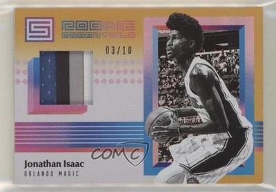 2017-18 Panini Status Rookie Essentials Prime 3/10 Jonathan Isaac #RE-JIS RC 8h6